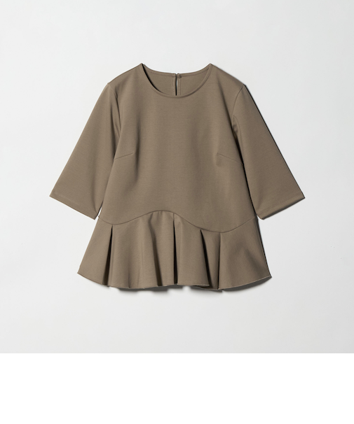 イレヘム ペプラム ポンチ プルオーバー カットソー 接触冷感 UVカット