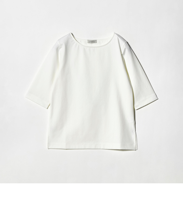 ボートネック ポンチ プルオーバー カットソー 接触冷感 UVカット