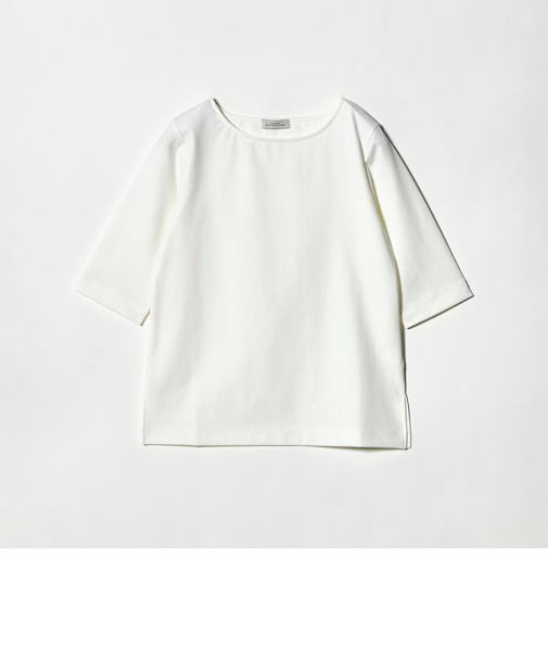 ボートネック ポンチ プルオーバー カットソー 接触冷感 UVカット