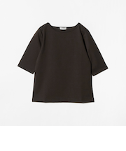 ボートネック ポンチ プルオーバー カットソー 接触冷感 UVカット