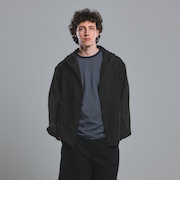 シアー リップ ジップ パーカー