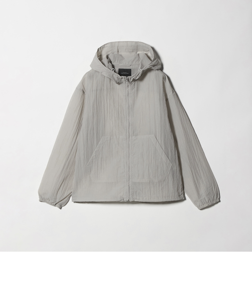 シアー リップ ジップ パーカー