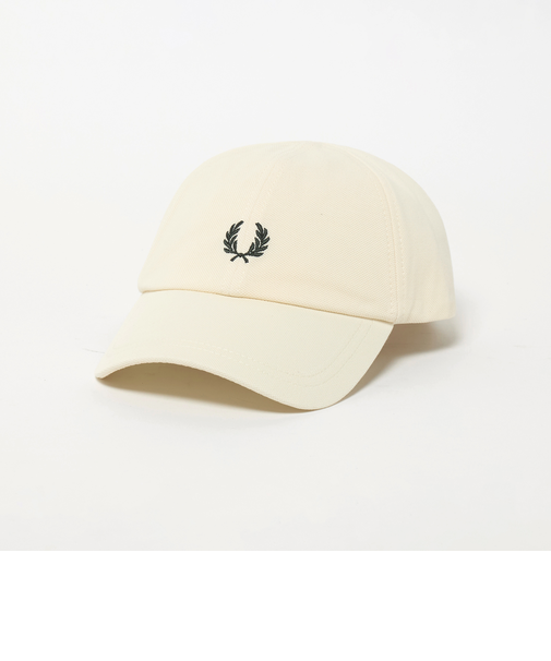 ＜FRED PERRY＞ピケ ロゴ キャップ