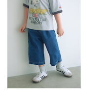 デニム クロップド ペインター パンツ / キッズ  100cm-160cm