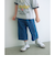 デニム クロップド ペインター パンツ / キッズ  100cm-160cm