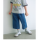 デニム クロップド ペインター パンツ / キッズ  100cm-160cm