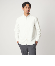 【WEB限定】JUST fit オックスフォード ボタンダウン 長袖 シャツ