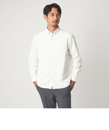 【WEB限定】JUST fit オックスフォード ボタンダウン 長袖 シャツ