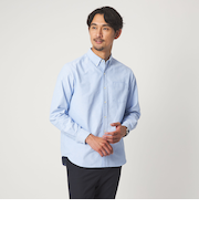 【WEB限定】JUST fit オックスフォード ボタンダウン 長袖 シャツ
