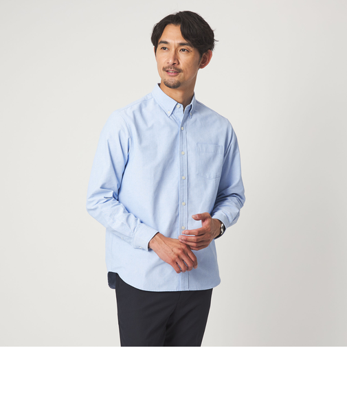 【WEB限定】JUST fit オックスフォード ボタンダウン 長袖 シャツ