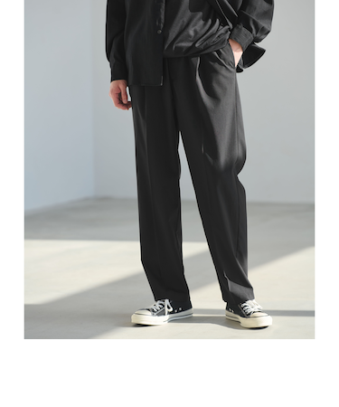 ウォッシャブル トロ オルマイ ワイドパンツ W3 イージーパンツ -ストレッチ-