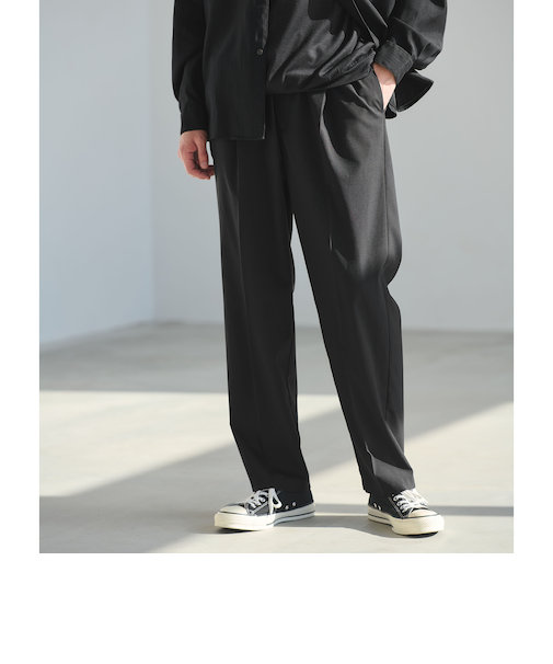 ウォッシャブル トロ オルマイ ワイドパンツ W3 イージーパンツ -ストレッチ-