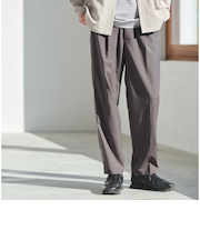 ウォッシャブル トロ オルマイ ワイドパンツ W3 イージーパンツ -ストレッチ-