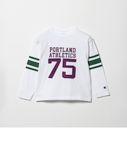 ＜Champion＞ロングスリーブフットボール Tシャツ 110cm-130cm