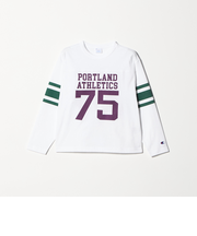 <Champion>ロングスリーブフットボール Tシャツ 140cm-160cm