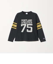 <Champion>ロングスリーブフットボール Tシャツ 140cm-160cm