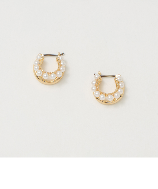 コンビ ダブルライン ピアス