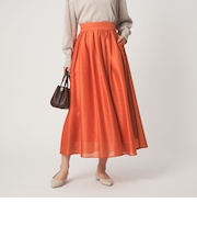 カールマイヤー タック ギャザー スカート