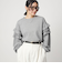 【WEB限定】＜at ease＞袖フリル プルオーバー カットソー