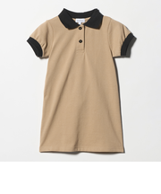 バイカラー カノコ ポロワンピース / キッズ  100cm-130cm