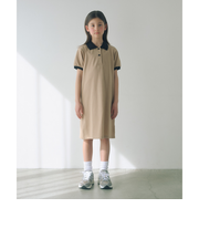 バイカラー カノコ ポロワンピース / キッズ  140cm-160cm