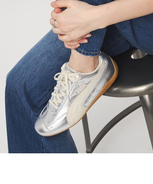 新品【PUMA/プーマ】スピードキャット シルバー スニーカー◆グリーンレーベル PUMA＞スピードキャット スニーカー｜グリーンレーベル リラクシングの