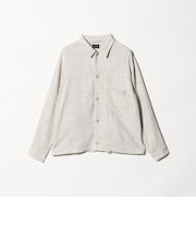 シアー プリペラ シャツ ブルゾン