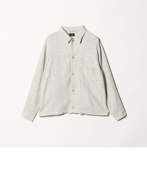 シアー プリペラ シャツ ブルゾン