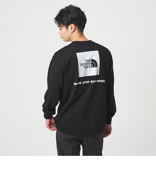 ＜THE NORTH FACE＞バック スクエアロゴ ロングスリーブ 長袖 Tシャツ