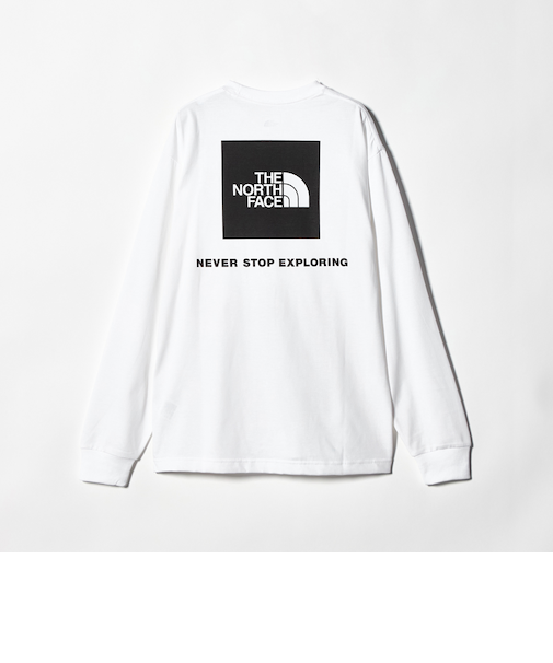 <THE NORTH FACE>バック スクエアロゴ ロングスリーブ 長袖 Tシャツ