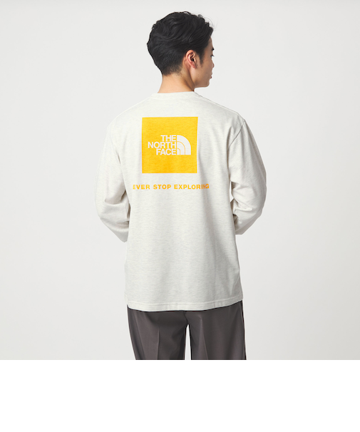 ＜THE NORTH FACE＞バック スクエアロゴ ロングスリーブ 長袖 Tシャツ
