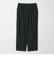 リネンミックス W4 ワイド イージーパンツ -ストレッチ-