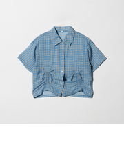 シースルー チェック シャツ / キッズ  140cm-160cm