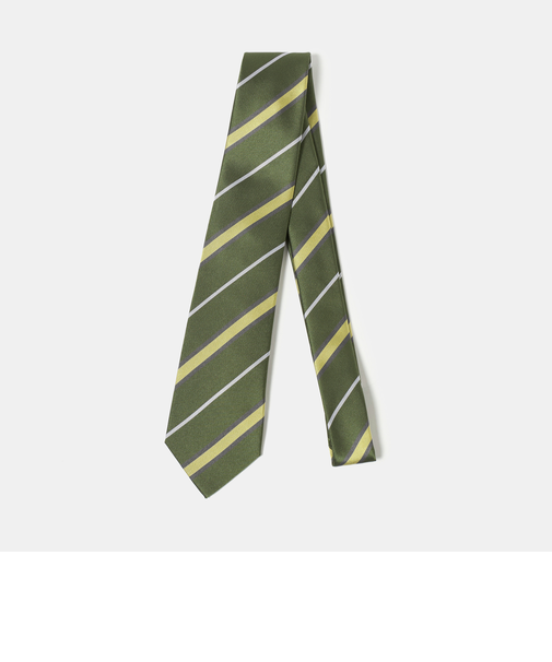 GLR シルク3 8.0cm ストライプ3 ネクタイ