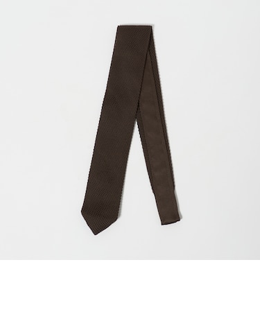 GLR ポリエステル ウォッシャブル ニット ソリッド ネクタイ ニットタイ