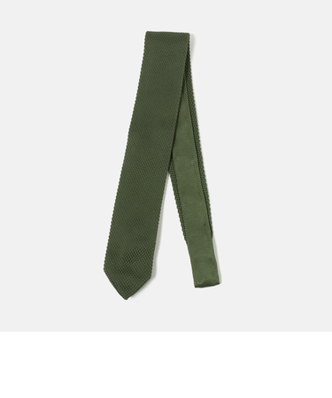 GLR ポリエステル ウォッシャブル ニット ソリッド ネクタイ ニットタイ