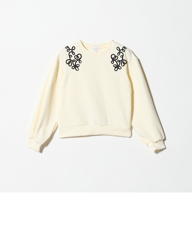 裏毛 コードシシュウ プルオーバー / スウェット / トレーナー / キッズ  140cm-160cm