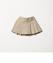 ツイルプリーツ キュロット スカート / キッズ  100cm-160cm