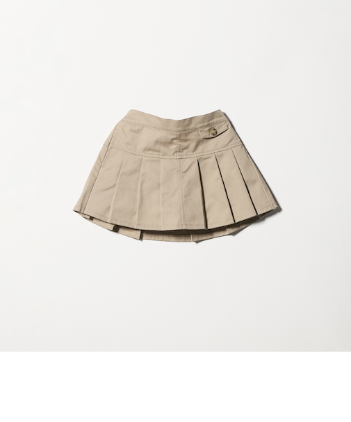 ツイルプリーツ キュロット スカート / キッズ  100cm-160cm