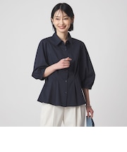 ウエスト タック フレア シャツ