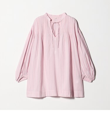 ボリュームスリーブ ピンタック ブラウス