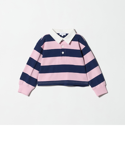 ショート ラガーシャツ / キッズ  100cm-130cm