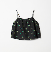 フラワー ジャガード キャミソール