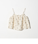 フラワー ジャガード キャミソール