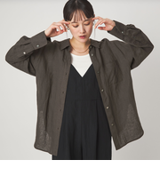 【結論シリーズ】リネン2WAYシャツ［size SHORTあり］