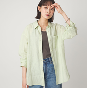 【結論シリーズ】リネン2WAYシャツ［size SHORTあり］