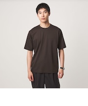 オーガニックコットン ポンチ クルーネック Tシャツ -接触冷感-