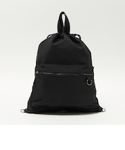 【WEB限定】マット リップストップ ナップサック バッグ -撥水-