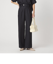 ［size SHORT/TALLあり］リネンライク ストレート パンツ