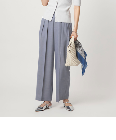 ［size SHORT/TALLあり］Daily Chic コンフィ― ワイド パンツ